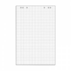 Бумага для флипчартов Attache 67.5х98 см белая 50 листов в клетку (80 г/кв.м)
