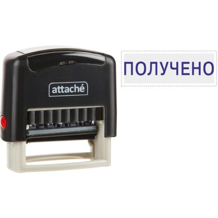 Штамп стандартный Получено Attache 36x5 мм