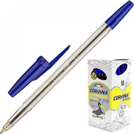 Ручка шариковая Universal Corvina синяя (толщина линии 0.7 мм)
