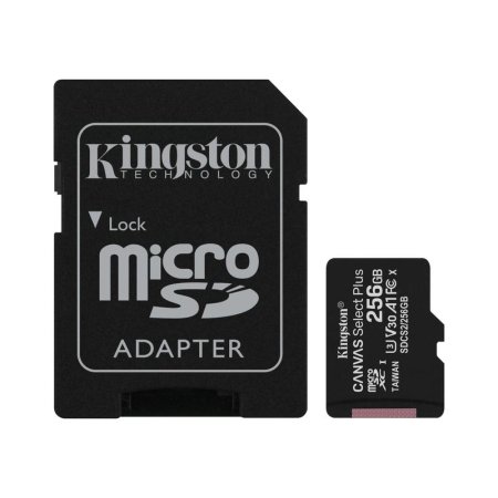 Карта памяти 256 ГБ microSDXC Kingston Canvas Select Plus Class 10 UHS-I (SDCS2/256GB)