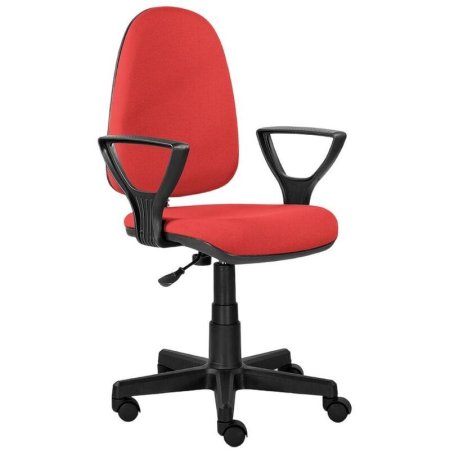 Кресло офисное Prestige O красное (ткань, пластик)