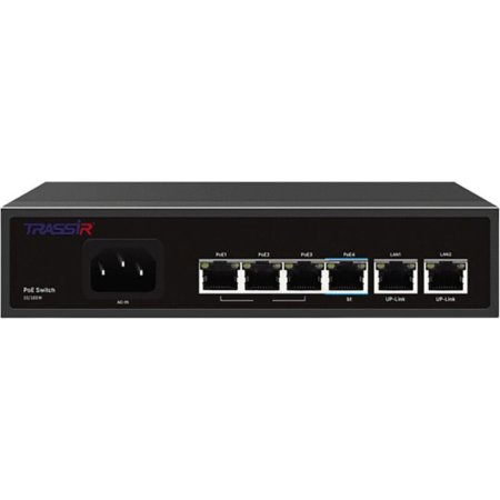 Коммутатор Trassir TR-NS1206-65-4PoE