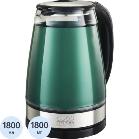 Чайник электрический Goodhelper KPG-1811 зелёный Чайник электрический Goodhelper KPG-1811 зелёный