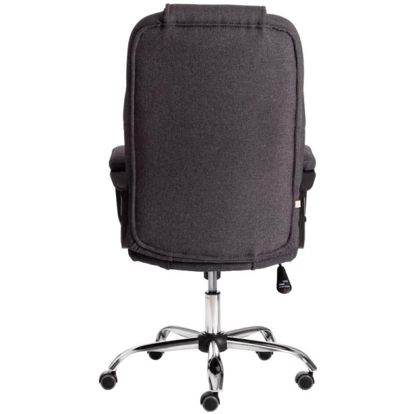 Кресло для руководителя TetChair Bergamo  темно-серое (ткань, металл)