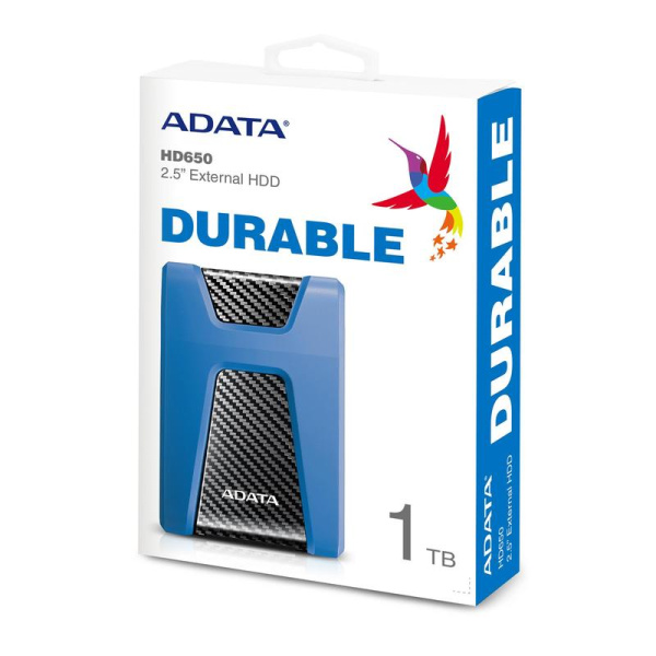 Внешний жесткий диск Adata HD650 1 Тб (AHD650-1TU31-CBL)