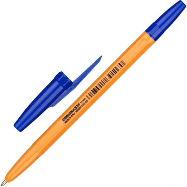 Ручка шариковая неавтоматическая масляная Corvina 51 Vintage синяя (толщина линии 1 мм)
