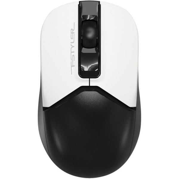 Мышь беспроводная A4tech Fstyler FB12S черная/белая (FB12S USB PANDA)
