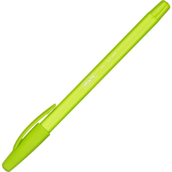 Ручка шариковая Attache Joy синяя (толщина линии 0.5 мм)