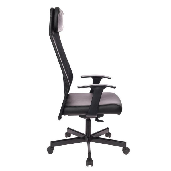 Кресло для руководителя Easy Chair 651 TPU черное (искусственная кожа/сетка, металл)