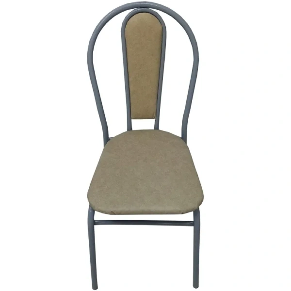 Стул обеденный 4353 бежевый (искусственная кожа, металл) Стул обеденный 4353 бежевый (искусственная кожа, металл)