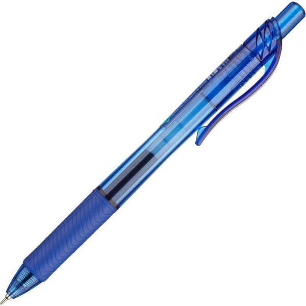 Ручка гелевая автоматическая Pentel EnerGel синяя (толщина линии 0,25 мм)