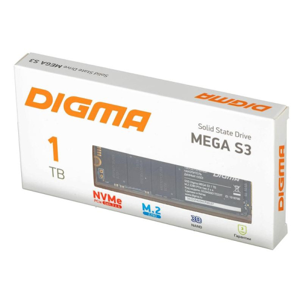 SSD накопитель Digma Mega S3 1 ТБ (DGSM3001TS33T)