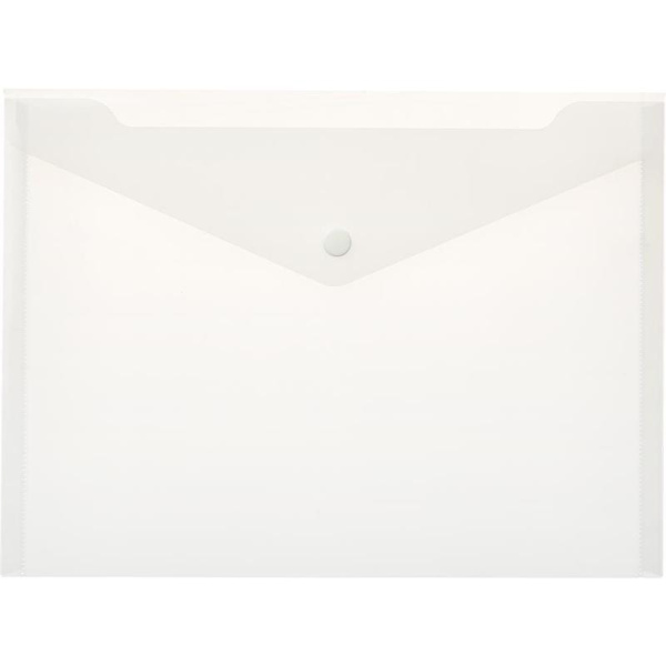 Папка-конверт на кнопке B5 ассорти 0.18 мм (10 штук в упаковке)