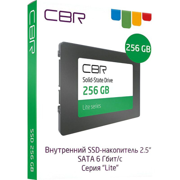 SSD накопитель CBR Lite 256 ГБ (SSD-256GB-2.5-LT22)