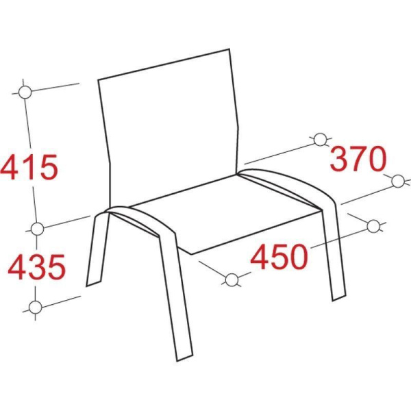 Стул офисный Easy Chair Стандарт черный (искусственная кожа, металл черный)