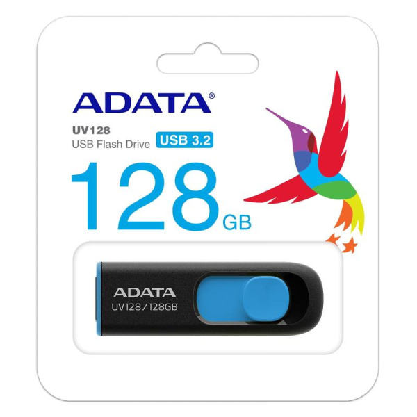 Флеш-память USB 3.2 128 ГБ A-DATA UV128 (AUV128-128G-RBE)