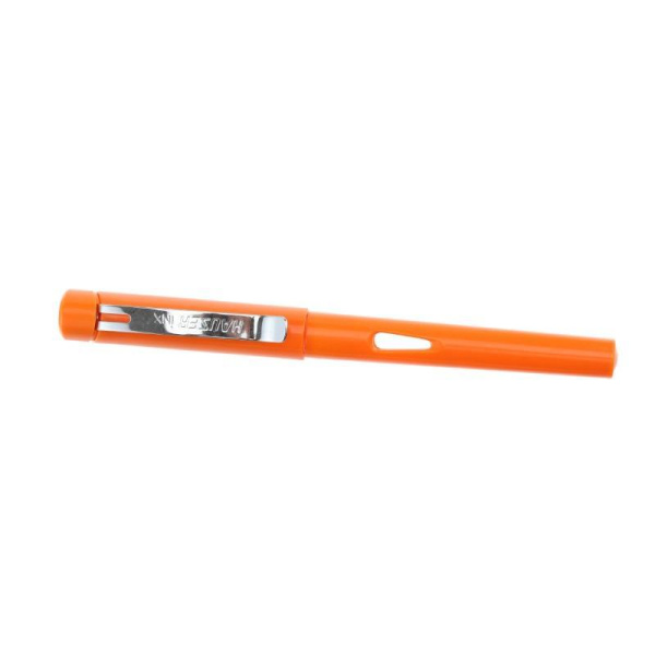 Ручка перьевая Hauser Neon чернил синий цвет корпуса оранжевый  (два  картриджа в упаковке)