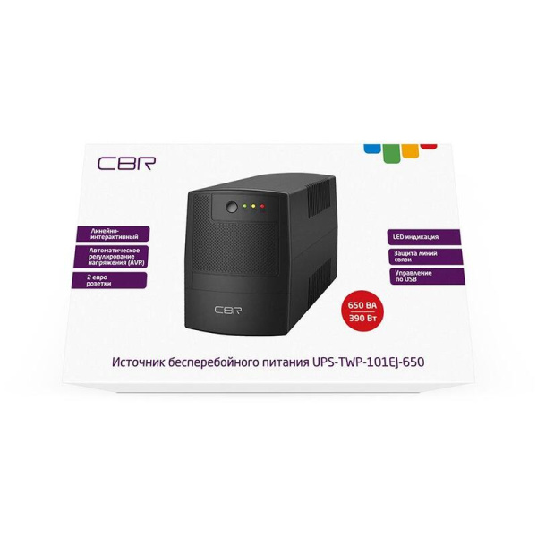 Источник бесперебойного питания CBR UPS-TWP-101EJ-650