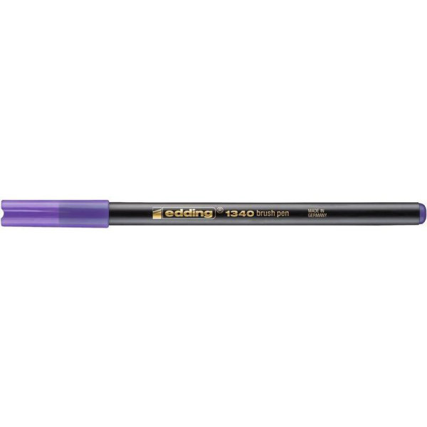 Ручка-кисть Edding 1340/8 фиолетовая (толщина линии 1-4 мм)