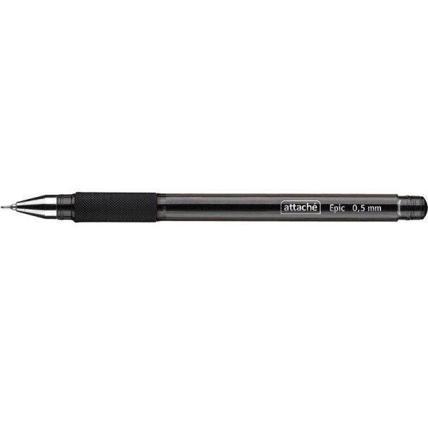 Ручка гелевая Attache Epic, черная, 0,5 мм