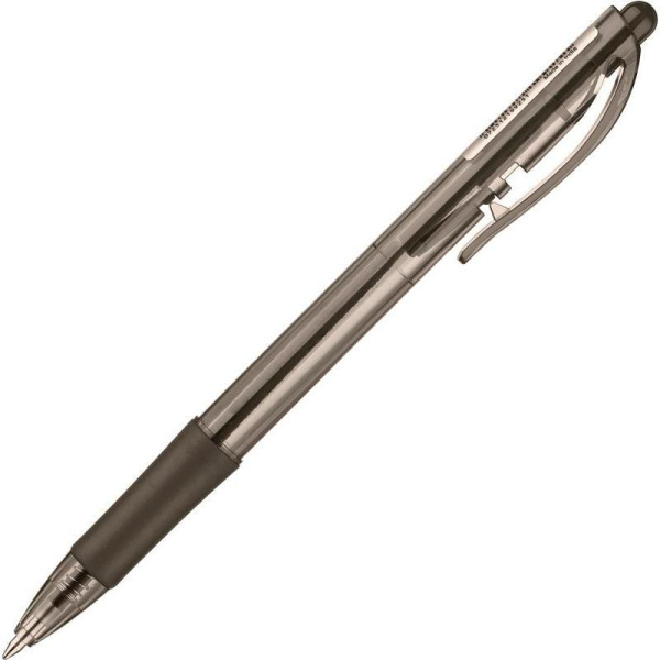 Ручка шариковая автоматическая Pentel BK417-A черная (толщина линии 0.3 мм)