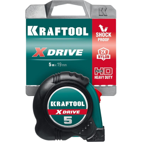 Рулетка измерительная Kraftool X-Drive 5 м х 19 мм сталь  (34122-05-19_z02)