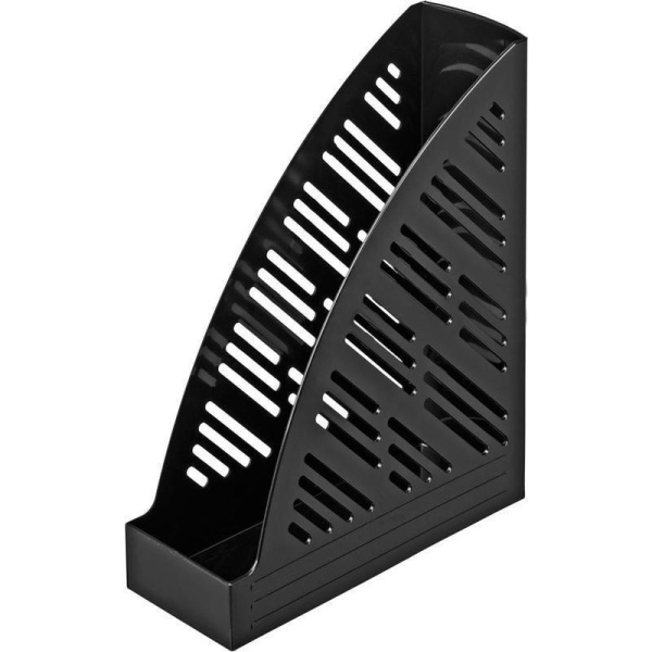 Вертикальный накопитель Attache пластиковый черный ширина 85 мм (2 штуки в упаковке)