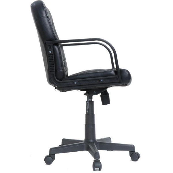 Кресло для руководителя Черри черное (искусственная кожа, пластик)