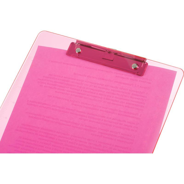 Папка-планшет с зажимом Attache A4 пластиковая красная