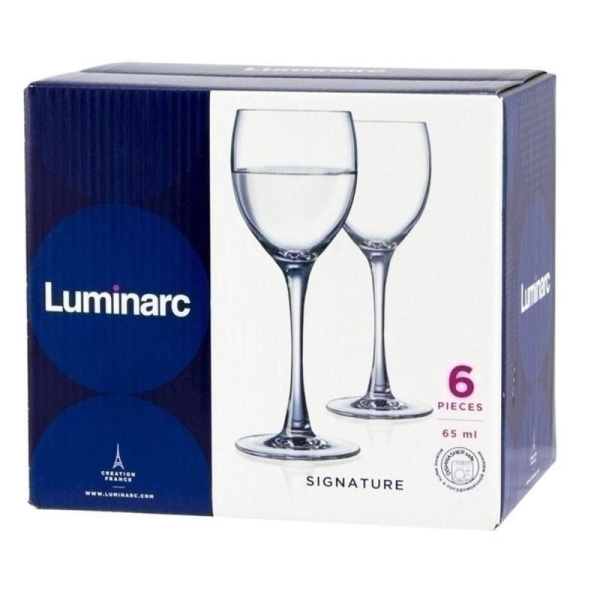 Набор рюмок Luminarc Эталон стеклянные 65 мл (6 штук в упаковке)