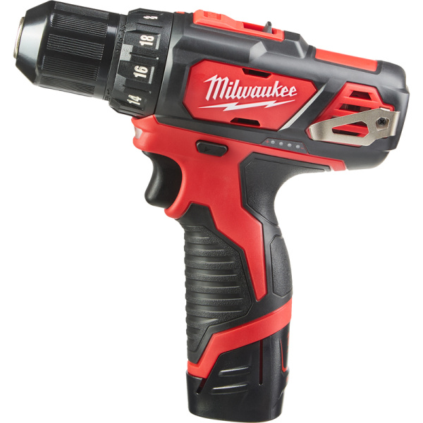 Дрель-шуруповерт ударная аккумуляторная Milwaukee M12 BDD-202C  (4933441915)