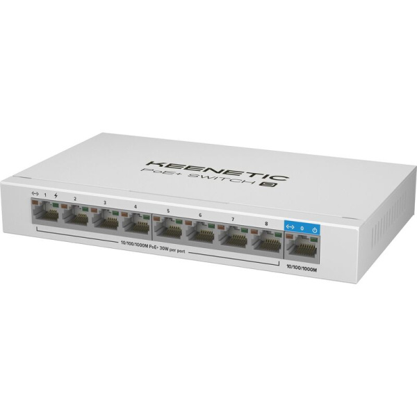 Коммутатор Keenetic PoE+ Switch 9 (KN-4710)