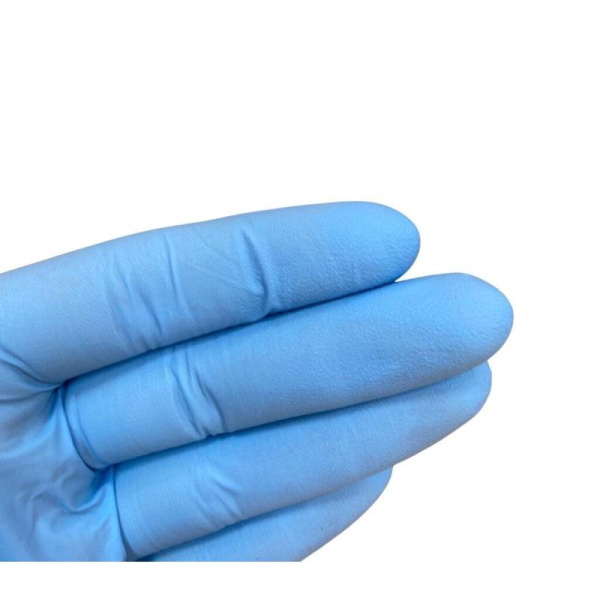 Перчатки медицинские смотровые нитриловые Foxy-Gloves нестерильные  неопудренные размер XS (5-6) голубые (100 штук в упаковке)