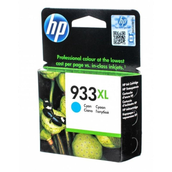 Картридж струйный HP 933XL CN054AE голубой оригинальный повышенной емкости