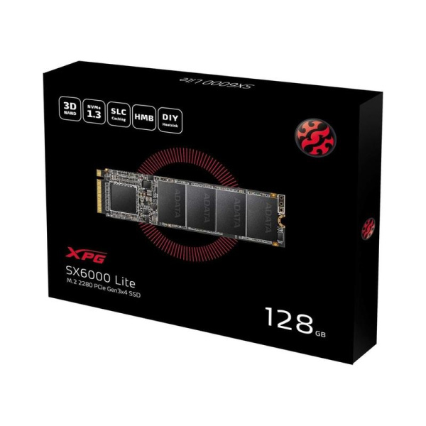 SSD накопитель Adata XPG SX6000 Lite 128 ГБ (ASX6000LNP-128GT-C)