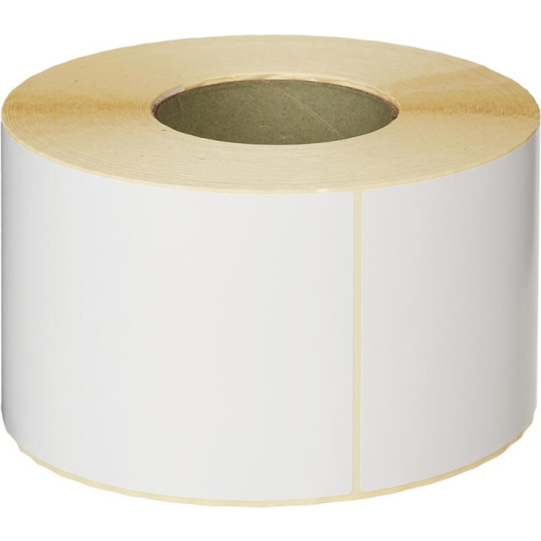 Термотрансферные этикетки 100х150 мм бумажные полуглянцевые (диаметр  втулки 76 мм, 8 рулонов по 1000 этикеток)