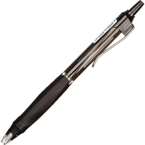 Ручка гелевая автоматическая Attache Flagman черная (толщина линии 0.5 мм)