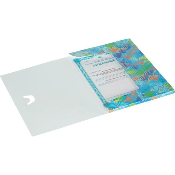 Папка на резинках Attache Selection Travel China А4+ пластиковая разноцветная (0.5, до 200 листов)
