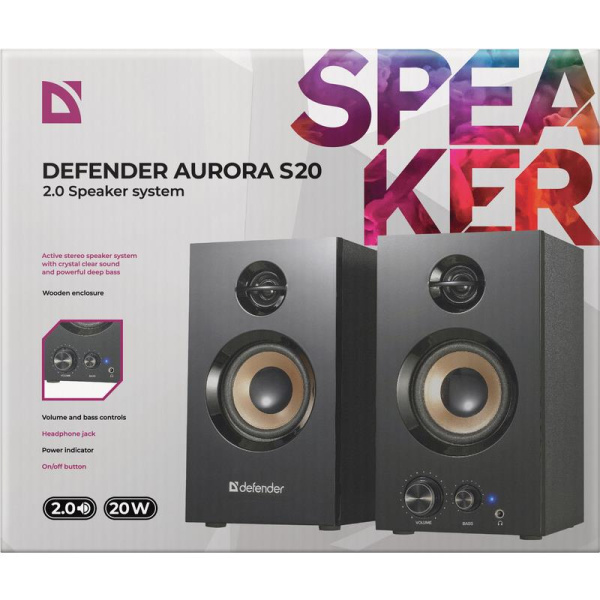 Колонки 2.0 Defender Aurora S20 (65419)