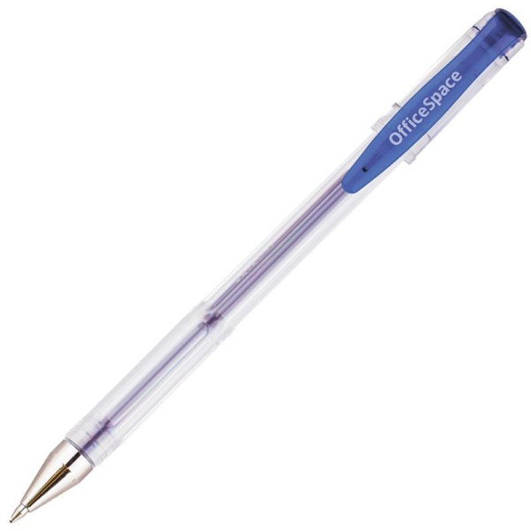 Ручка гелевая неавтоматическая синяя (толщина линии 0.4 мм)