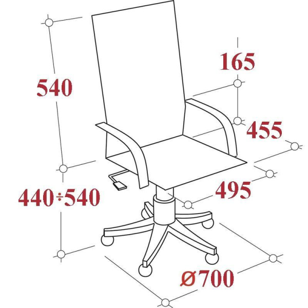 Кресло для руководителя Бюрократ CH-808LT серое (ткань, пластик)