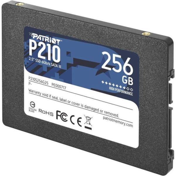 SSD накопитель Patriot Memory P210 256 ГБ (P210S256G25)