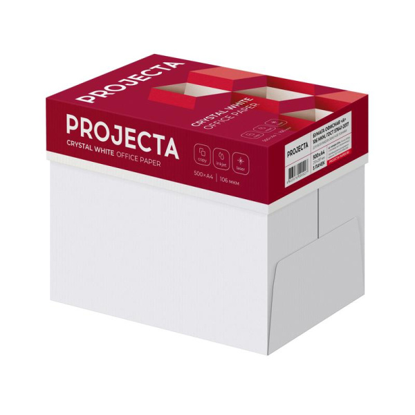 Бумага для офисной техники Projecta (А4, марка А, 80 г/кв.м, 500 листов)