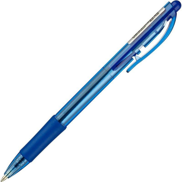 Ручка шариковая автоматическая Pentel BK417-C синяя (толщина линии 0.3 мм)