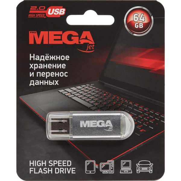 Флешка USB 2.0 64 ГБ ProMega jet NTG358U2064GS