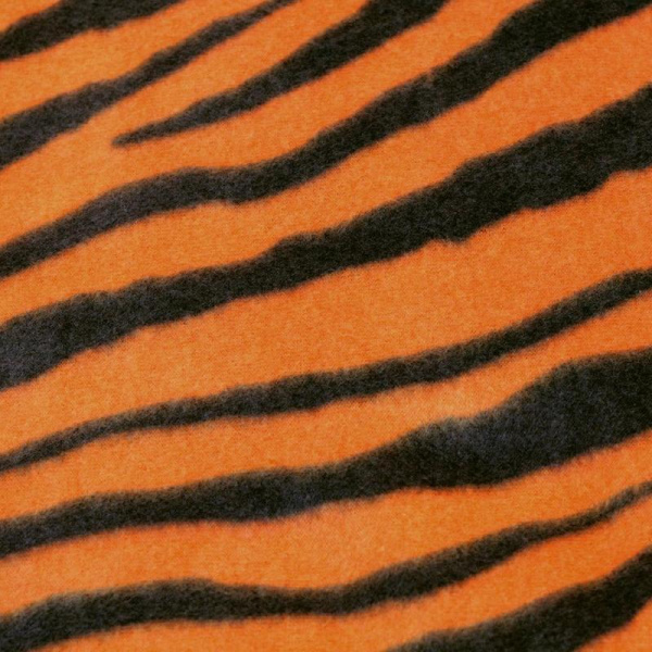 Плед Luscan Тигр флис 130х150 см разноцветный