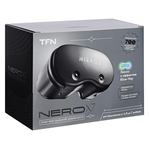 Очки виртуальной реальности TFN Nero X7 Pro для смартфона  (TFN-VR-MNEROX7PBK)