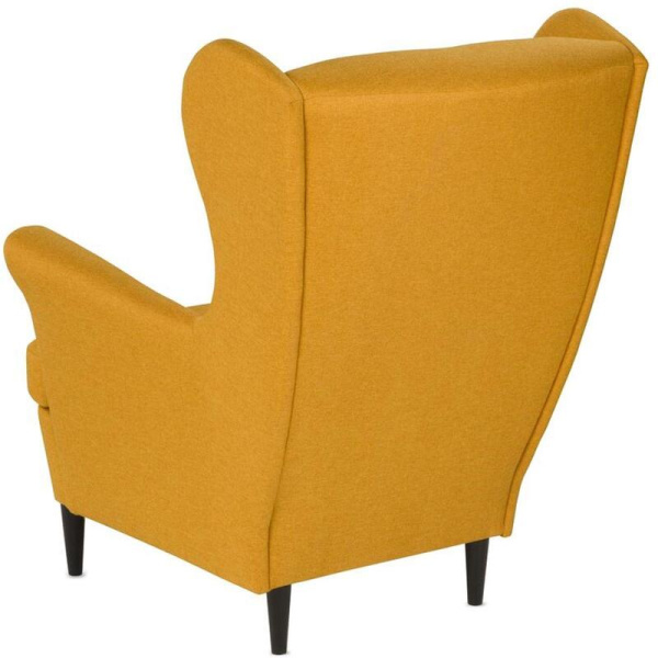 Кресло Тойво Twist желтое (ткань)