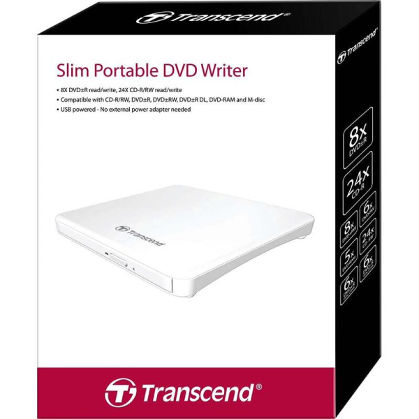 Привод DVD-RW Transcend TS8XDVDS-W
