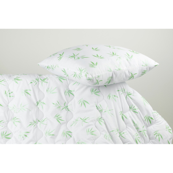 Подушка Эльф Бамбук 68х68 см бамбуковое волокно/микросатин Подушка Эльф Бамбук 68х68 см бамбуковое волокно/микросатин